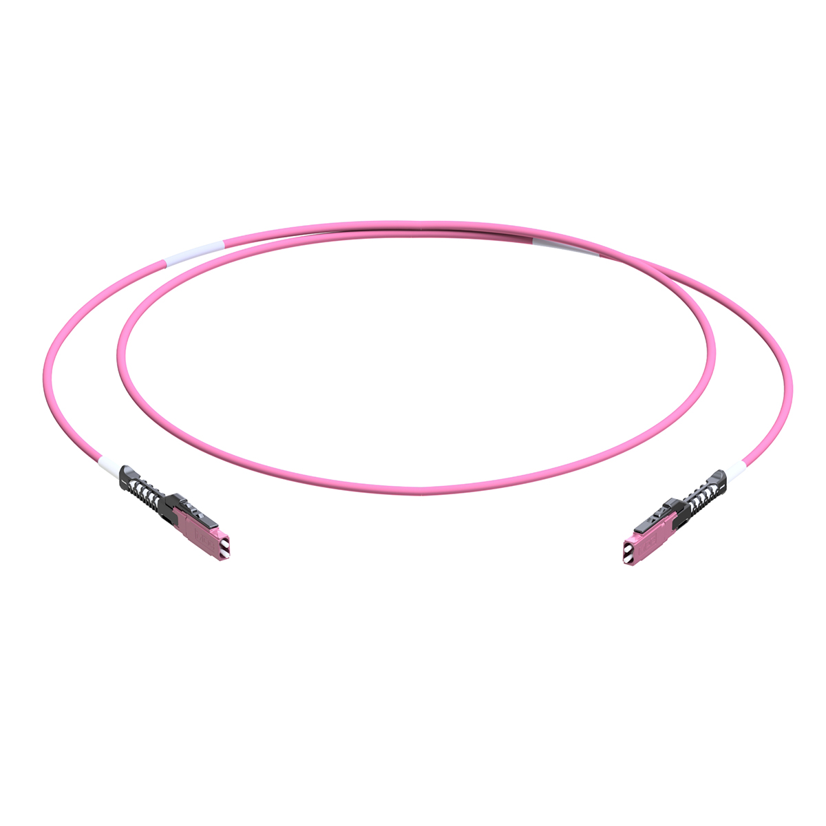 Fiber optic patch cord duplex multimode OM4, MDC-PC/MDC-PC, I-V(ZN)H rund 2,0 mm