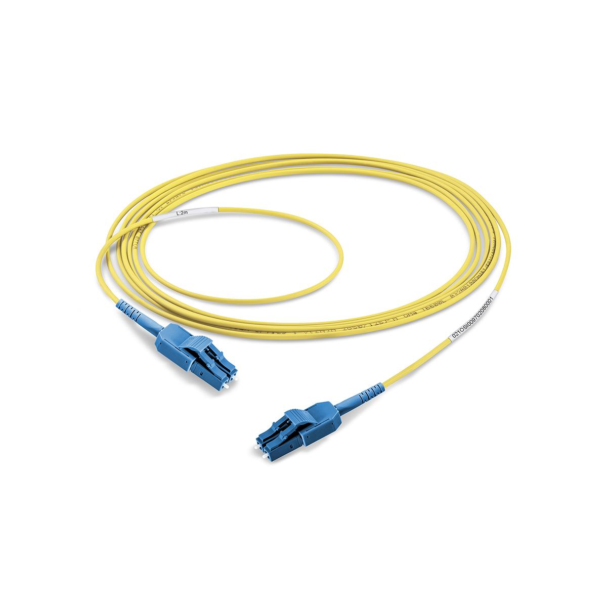 Fiber optic patch cord duplex singlemode OS2, LC-PC/LC-PC, I-V(ZN)H rund 2,8 mm, with LC Compact
